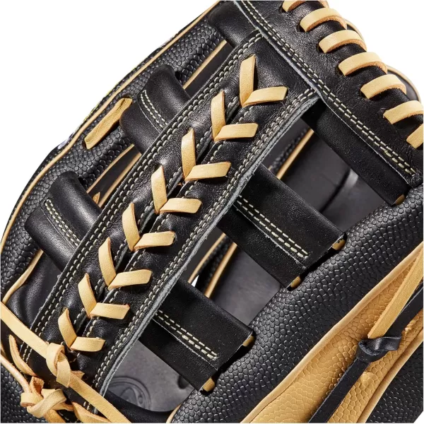 imageWilson A2000 Outfield Baseball Gloves  1225quot 125quot and 1275quotBlackBlonde