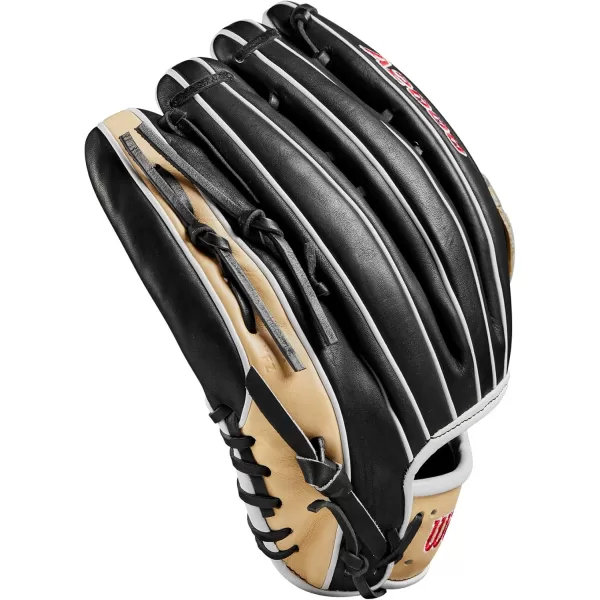 imageWilson A2000 Outfield Baseball Gloves  1225quot 125quot and 1275quotBlackBlondeRed