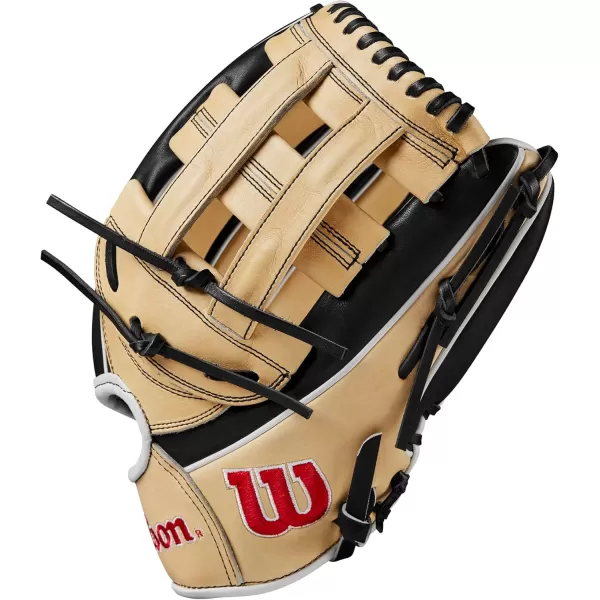 imageWilson A2000 Outfield Baseball Gloves  1225quot 125quot and 1275quotBlackBlondeRed