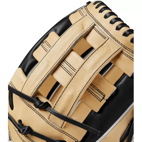 imageWilson A2000 Outfield Baseball Gloves  1225quot 125quot and 1275quotBlackBlondeRed