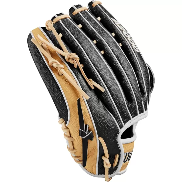 imageWilson A2000 Outfield Baseball Gloves  1225quot 125quot and 1275quotBlackBlondeWhite