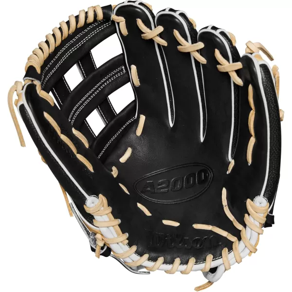 imageWilson A2000 Outfield Baseball Gloves  1225quot 125quot and 1275quotBlackBlondeWhite