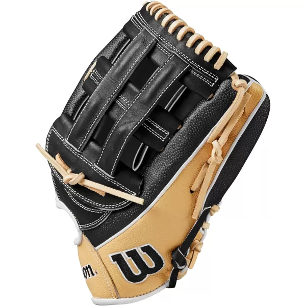 imageWilson A2000 Outfield Baseball Gloves  1225quot 125quot and 1275quotBlackBlondeWhite