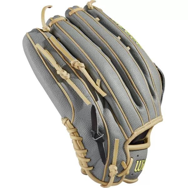 imageWilson A2000 Outfield Baseball Gloves  1225quot 125quot and 1275quotBlackGrey