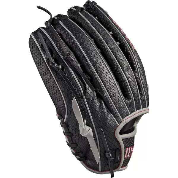 imageWilson A2000 Outfield Baseball Gloves  1225quot 125quot and 1275quotBlackGrey