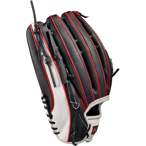 imageWilson A2000 Outfield Baseball Gloves  1225quot 125quot and 1275quotBlackWhiteRed