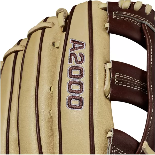 imageWilson A2000 Outfield Baseball Gloves  1225quot 125quot and 1275quotBlondeWalnut