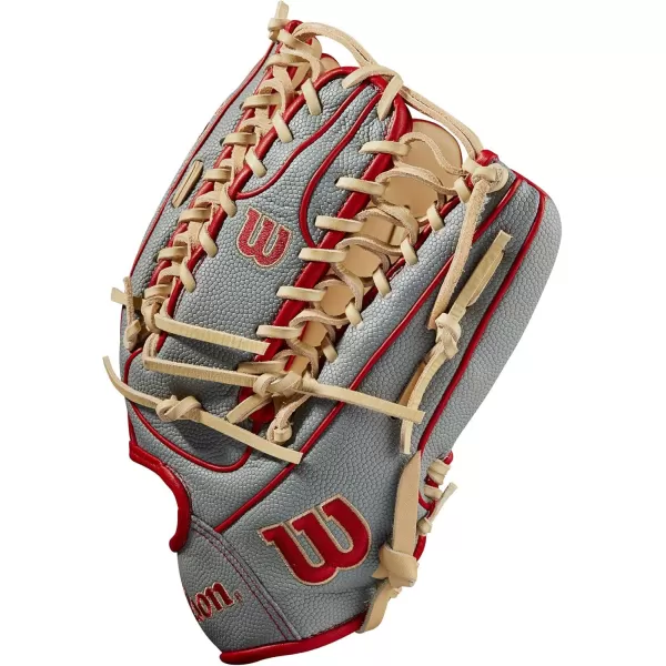 imageWilson A2000 Outfield Baseball Gloves  1225quot 125quot and 1275quotGreyBlonde