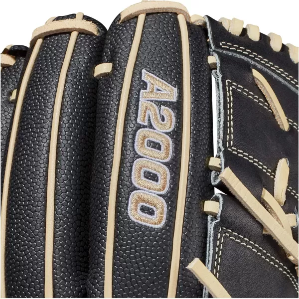 imageWilson A2000 Pitchers Baseball Gloves  1175quot and 12quotBlackBlonde