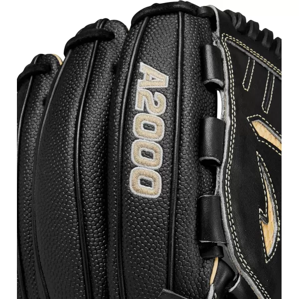 imageWilson A2000 Pitchers Baseball Gloves  1175quot and 12quotBlackSaddle Tan