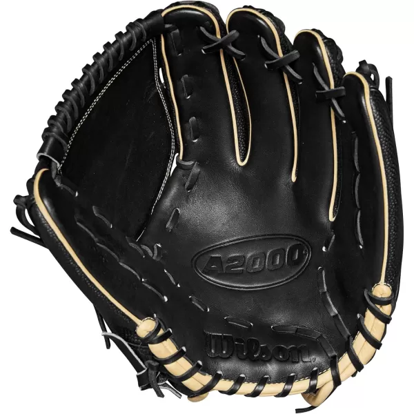 imageWilson A2000 Pitchers Baseball Gloves  1175quot and 12quotBlackSaddle Tan