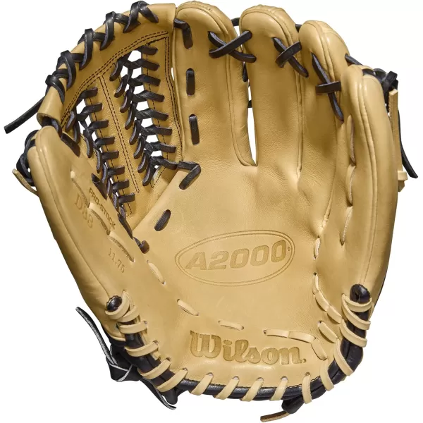 imageWilson A2000 Pitchers Baseball Gloves  1175quot and 12quotBlondeBlack