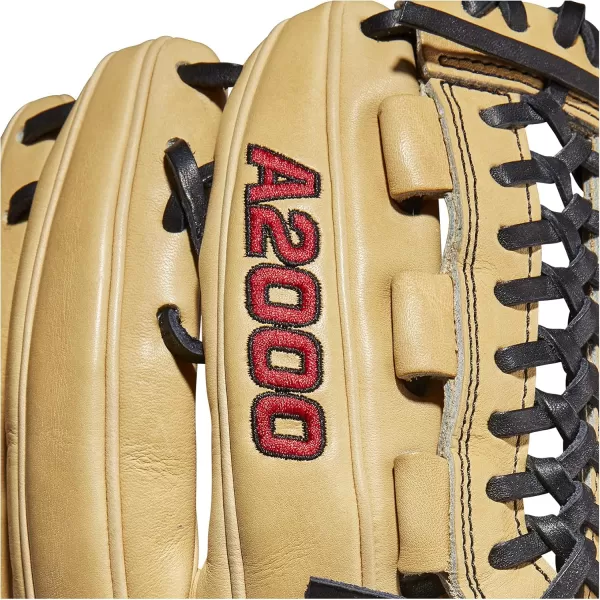 imageWilson A2000 Pitchers Baseball Gloves  1175quot and 12quotBlondeBlack