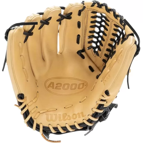 imageWilson A2000 Pitchers Baseball Gloves  1175quot and 12quotBlondeBlack