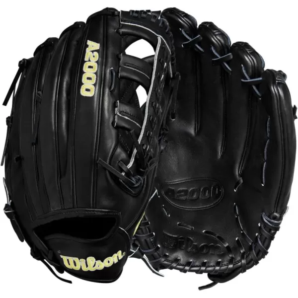 imageWILSON A2000 Outfield Baseball GlovesBlackYellow