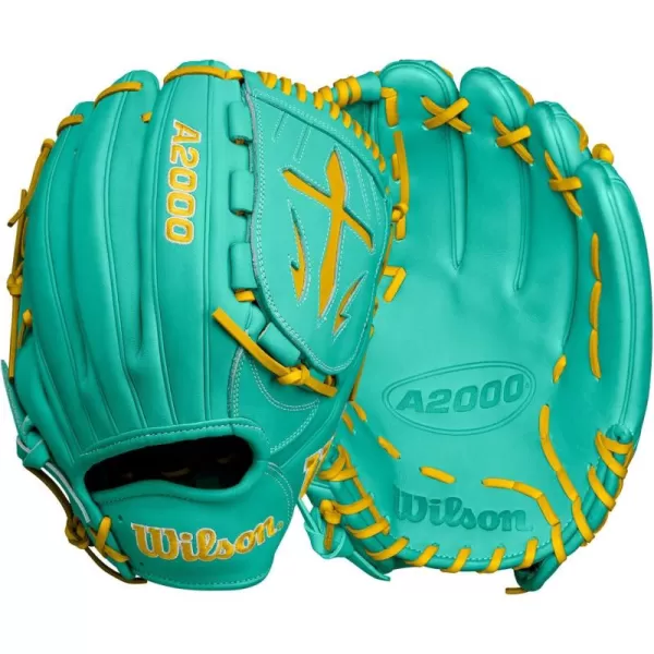 imageWILSON A2000 Pitchers Baseball GlovesSeafoamYellow Gold