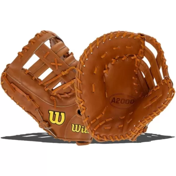 imageWilson 2024 A2000 Baseball First Base Mitts  125quotSaddle Tan