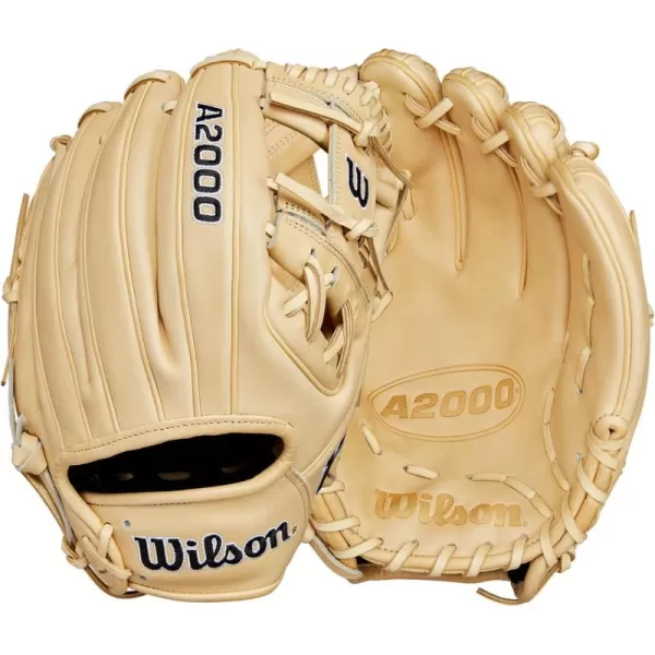 imageWilson 2024 A2000 Infield Baseball Gloves  1125quot 115quot 1175quot and 12quotBlondeBlack