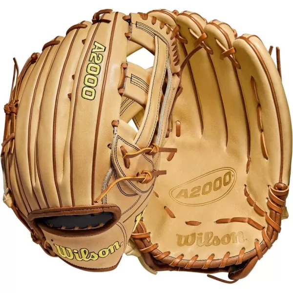 imageWilson A2000 Outfield Baseball Gloves  1225quot 125quot and 1275quotBlondeSaddle Tan