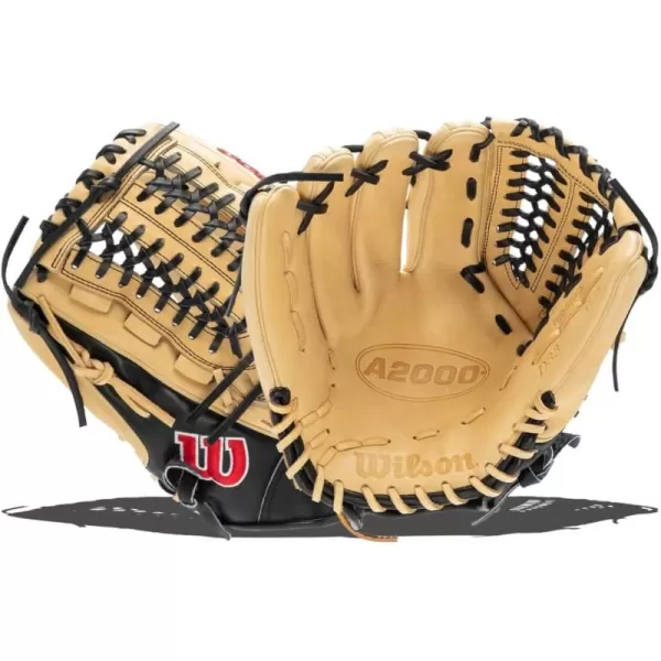 imageWilson A2000 Pitchers Baseball Gloves  1175quot and 12quotBlondeBlack