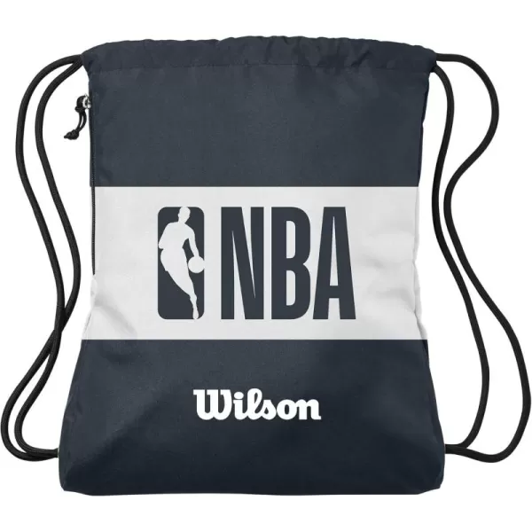 imageWilson NBA Forge Drawstring Sport Bag  BlackGrey