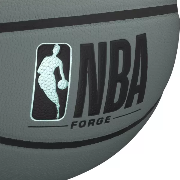 imageWILSON NBA Forge Series IndoorOutdoor BasketballsBlue Grey