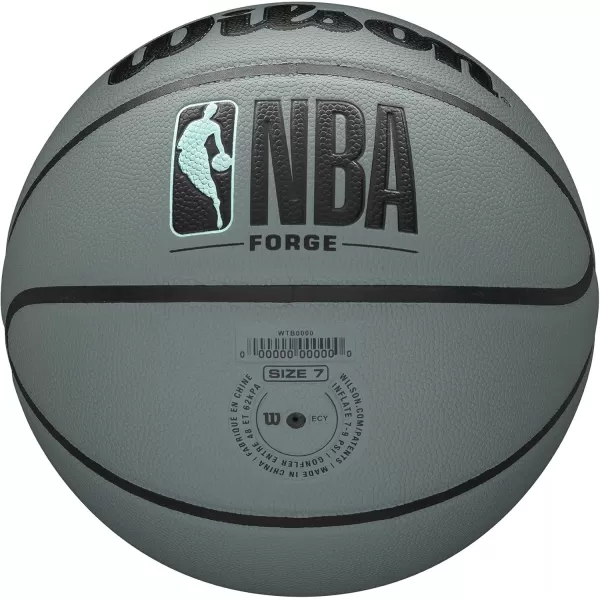 imageWILSON NBA Forge Series IndoorOutdoor BasketballsBlue Grey