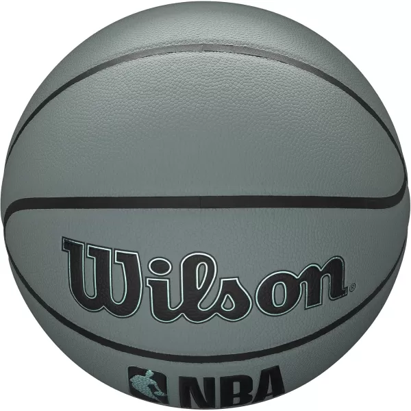 imageWILSON NBA Forge Series IndoorOutdoor BasketballsBlue Grey