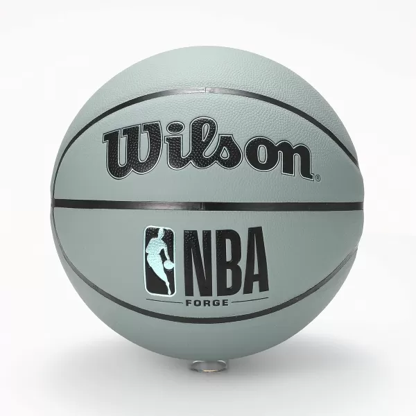 imageWILSON NBA Forge Series IndoorOutdoor BasketballsBlue Grey