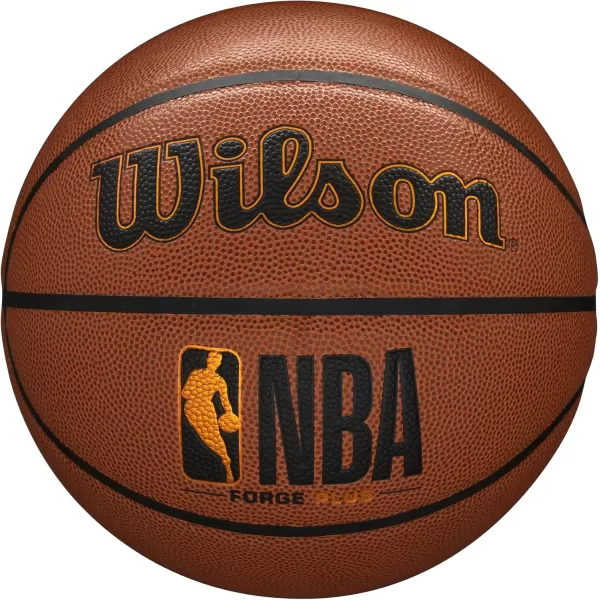 imageWILSON NBA Forge Series IndoorOutdoor BasketballsBrown