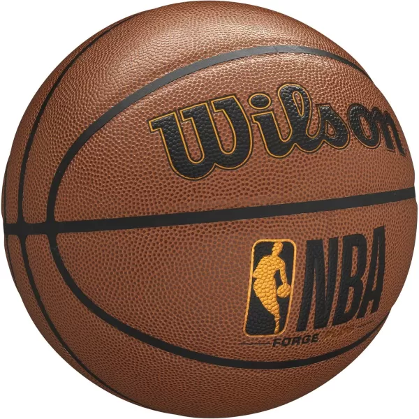 imageWILSON NBA Forge Series IndoorOutdoor BasketballsBrown