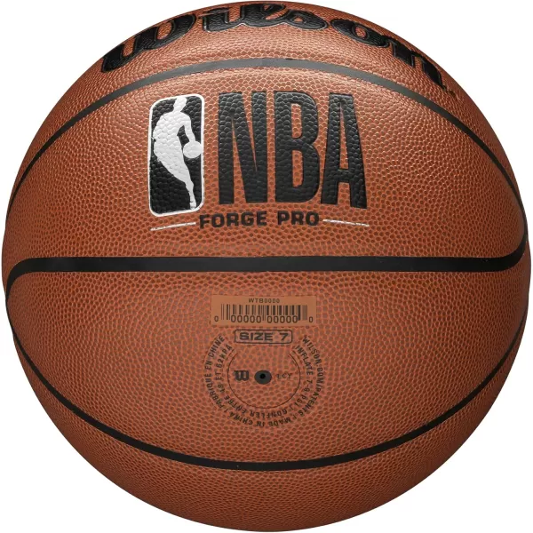 imageWILSON NBA Forge Series IndoorOutdoor BasketballsBrown