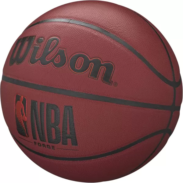 imageWILSON NBA Forge Series IndoorOutdoor BasketballsCrimson