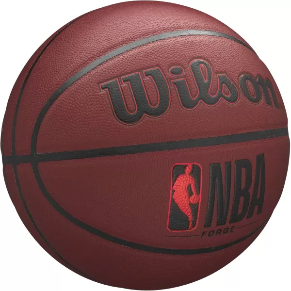 imageWILSON NBA Forge Series IndoorOutdoor BasketballsCrimson