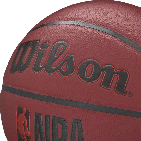 imageWILSON NBA Forge Series IndoorOutdoor BasketballsCrimson