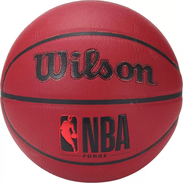 imageWILSON NBA Forge Series IndoorOutdoor BasketballsCrimson