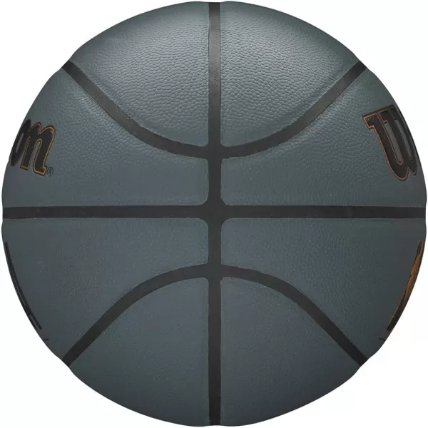 imageWILSON NBA Forge Series IndoorOutdoor BasketballsDark Grey