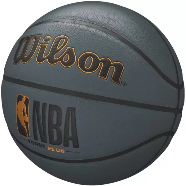 imageWILSON NBA Forge Series IndoorOutdoor BasketballsDark Grey