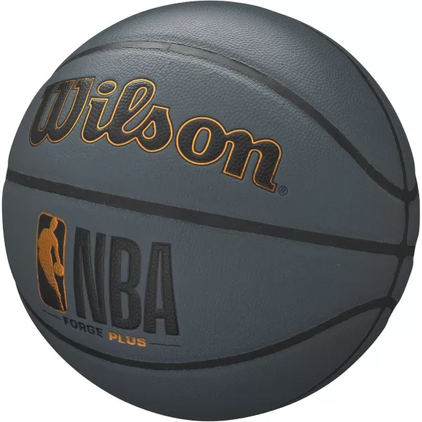 imageWILSON NBA Forge Series IndoorOutdoor BasketballsDark Grey