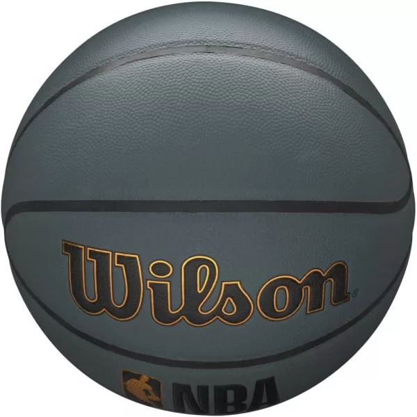 imageWILSON NBA Forge Series IndoorOutdoor BasketballsDark Grey