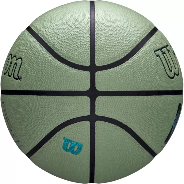 imageWILSON NBA Forge Series IndoorOutdoor BasketballsGreen