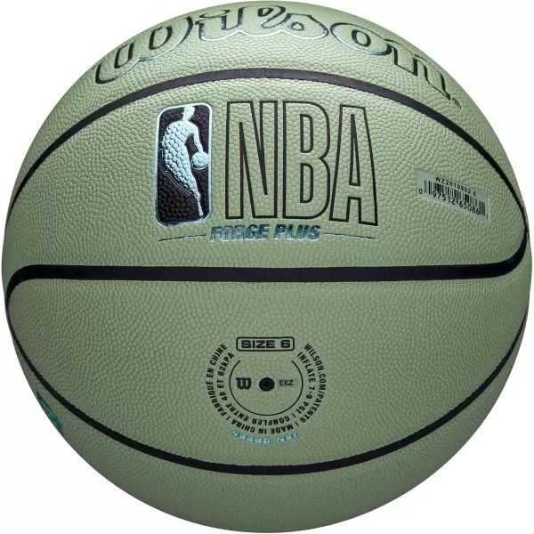 imageWILSON NBA Forge Series IndoorOutdoor BasketballsGreen