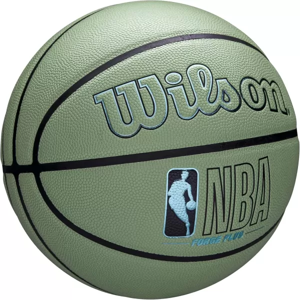 imageWILSON NBA Forge Series IndoorOutdoor BasketballsGreen