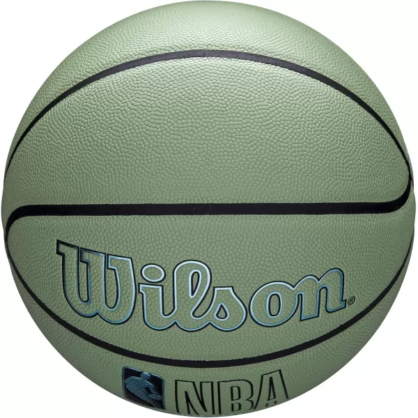 imageWILSON NBA Forge Series IndoorOutdoor BasketballsGreen