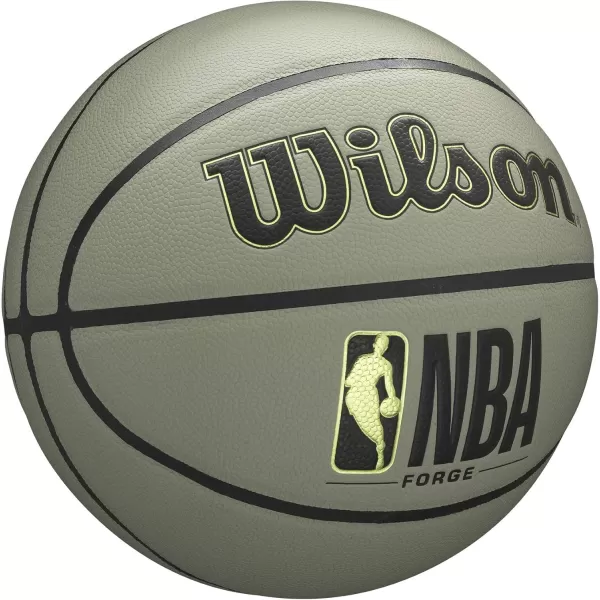 imageWILSON NBA Forge Series IndoorOutdoor BasketballsKhaki