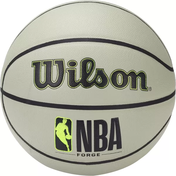 imageWILSON NBA Forge Series IndoorOutdoor BasketballsKhaki