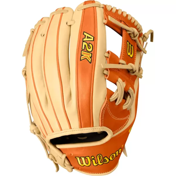 imageWILSON Winter 2024 A2K Infield Baseball GlovesBlondeOrange Tan