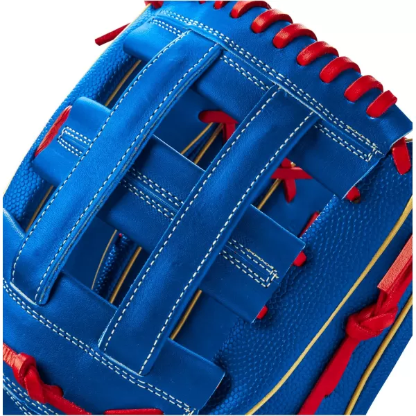 imageWilson A2K Game Model Outfield Baseball Gloves  Juan Soto and Mookie BettsBlueWhiteRed