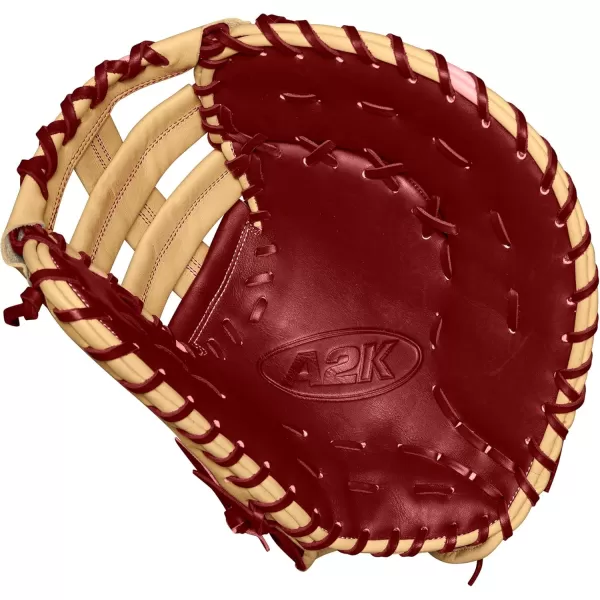 imageWilson Fall 2024 A2K 1679 125 Baseball First Base Mitts  RedBlondeLeft Hand Throw