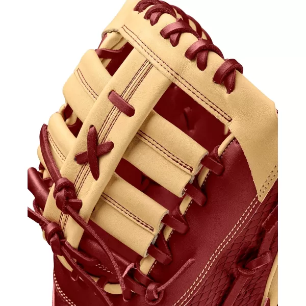 imageWilson Fall 2024 A2K 1679 125 Baseball First Base Mitts  RedBlondeLeft Hand Throw